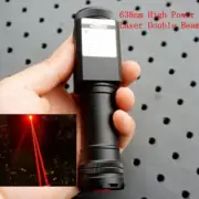 638T-2100 High Power 638nm Double Beam Blue Laser Pointer Torch / 5m Waterproof