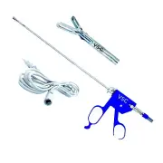 Laparoscopic Bipolar Bissinger Fenestrated Forceps 5mm Cable Surgical Instrument