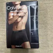 Calvin Klein Microfiber Stretch Boxer Brief 3 Pack Black Size Large New