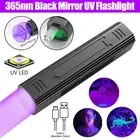 UV Ultra Violet Light USB LED Flashlight Blacklight 365NM Inspection Lamp Torch