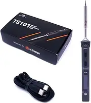 TOOLSAGE TS101 Digit Soldering Iron With I Tips Kit Upgrade Smart Programmable 90W PD 65W DC Type-C DC5525
