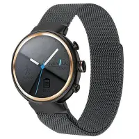 在飛比找Yahoo!奇摩拍賣優惠-華碩ASUS Zenwatch 3錶帶 米蘭磁吸不鏽鋼錶帶 