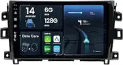 [6G+128G] - Android 14 IPS Car Stereo For Nissan NAVARA NP300 (2016-2018)- Wireless CarPlay/Android Auto - Camera & MIC - 10.1 Inch 2 Din - DSP Steering Wheel Dual Band DAB Fast-boot 360-CAM