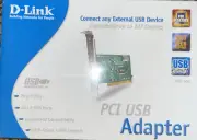 D-LINK PCI USB Adapter - Digital Home Solutions - DSB-500 New In box Set Of 2