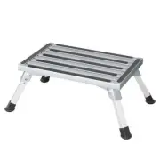 NNEDSZ Caravan Step Folding Aluminium Step Ladder Stool