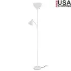 72 Inch Modern Floor Lamp W/ Adjustable Gooseneck Reading Light 3 Way Switch New