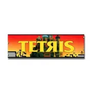 Tetris Premium Arcade Marquee For Restoration Backlit Sign