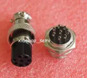 10pcs GX16-8 8Pin Aviation Metal Connectors M16 Panel Mounting Plug and Socket