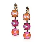 Earrings by Mariana Woman Sassy Sunshine and Blush Swarovski Crystals