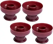 JECOMPRIS 4Pcs Donut Mold Non Stick Baking Tool for DIY Desserts and Pastries Practical Cake Molds for Kitchen Use for Doughnuts and Cookies