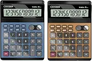 Voice Calculators, Electronic Desktop Calculator with 12 Digit Large Display, AA Battery LCD Display Office Calculator