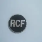 4pcs Replacement RCF Speaker Badge Emblem 30mm Logo Aftermarket