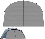 Hobngmuc Outdoor Tent Drapes,Outdoor Replacement Drape for Camp Dome Tent - Backpacking Hiking Picnic Sunlight Blocking Protective Yard Netting for Lawn, Backyard