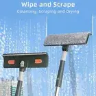 4 in 1 Windows Clean Squeegee Mop Shower Squeegee Crevice Brush Cleaning Tool