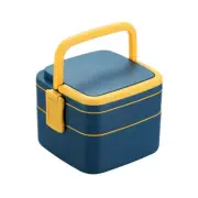 Lunch Box Handheld Food Case Multi Compartment Container Child Office