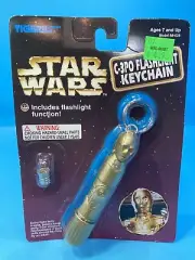 Tiger electronics 1997 Star Wars C-3PO Flashlight Keychain Sealed