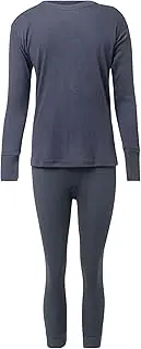 [Bonjour] Thermal - (Pack of 2) Top & Bottom Set - Men's Thermal Underwear Set - Long Sleeve Top & Long Johns Bottoms Set- Winter Warm Thermals