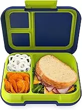 Bentgo Pop Lunch Box - Navy Blue/Chartreuse