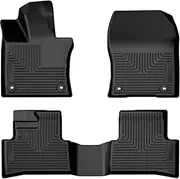 Husky Liners Weatherbeater Floor Mats | Fits 2025 Lexus UX300H; 2019-2024 Lexus UX250H; 2019-2022 Lexus UX200 | Front & 2nd Row, 3-pc Black - 95991