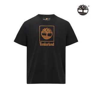 Timberland 中性黑色 Logo 短袖 T 恤|A41G5001