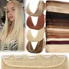 Clip In 100% Remy Human Hair Extensions One Piece 5clips 3/4 Full Head Hairpiece