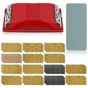 72Pcs Rectangular Sand Paper Set Assortment Set Multipurpose Wet Dry Sandpaper ☤