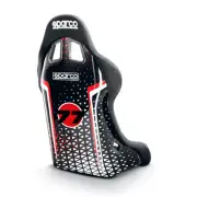 Sparco EVO QRT Gaming Seat Racing Chair E-Sports Sim 77 Wrap Design Black/Red