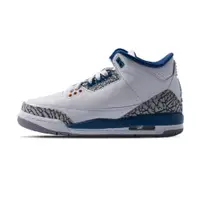 在飛比找PChome24h購物優惠-Nike Jordan 3 Retro GS 大童 白藍 巫