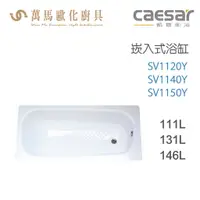在飛比找樂天市場購物網優惠-CAESAR 凱撒衛浴 SV1120Y SV1140Y SV