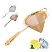 Professional Bartender Fine Mesh Sieve Strainer, Rust Proof, 304 Stainless St...