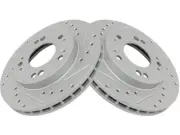 Front Brake Rotor Set For 1995-2005 Chrysler Sebring 2.4L 4 Cyl 2000 QN729SP (for: Chrysler)