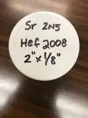 Strontium 2N5 2" diameter x 1/8" thick. Reactive--ships in oil
