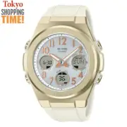 CASIO BABY-G MSG-W610G-7AJF White Gold Solar Atomic Analog Digital Women Watch