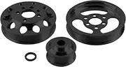 3PCS Underdrive Crank Pulley Kit For 1998-05 Compatible For VW Jetta Beetle Golf GTI 1.8T Turbo 2.0L EA888 Gen 2 ENGINE