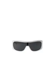 Dolce Gabbana Eyewear Shield Frame Sunglasses 30 Black