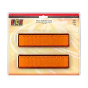 LED Autolamps Front Indicator/Marker Light Amber Lens 18 LED Lamp Twin Blister