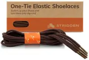 2 Pairs One-Tie Elastic Round Dress Shoelaces, Eco-Positive Stretch Shoe Lace...