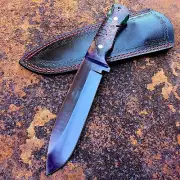 Hunting | Camping | Bowie | Tanto | Handmade | Knife | Competition | Tracker