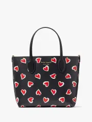Bleecker Stencil Hearts Medium Crossbody Tote