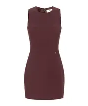 crepe mini dress IT38 cocoa