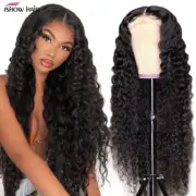 13X6 HD Lace Frontal Wig Deep Wave Hair Wigs Pre Plucked Curly Lace Front Wig