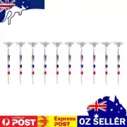 10Pcs Golf Tees 3-1/4 Inch Plastic Golf Tees USA American Flag Golf Plastic Tees