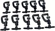 10Pack Micro Drip Irrigation Sprinkler Heads, Greenhouse Drip Emitters, 10Pcs Tees Drip Irrigation Parts Spraying Drippers for Garden Orchards Lawn Irrigation (WP5-10)