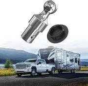 60629 Puck System Gooseneck Hitch Ball, 2 5/16-Inch Gooseneck Ball, 38000 lbs GTW/7500 lbs VTW, Replacement for Chevrolet Silverado, Ford, GMC Sierra and Nissan Titan XD, Dodge RAM 2500 3500