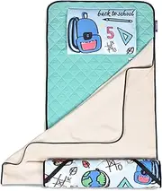 KRAND Toddler Nap Mat for Daycare with Cotton Inside Cozy Kid Travel Sleeping Bag with Pillow Perfect for Standard Daycare Cot