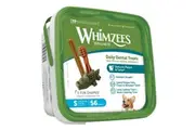 Whimzees Alligator/Brushzees/Stix Variety Value Box Dog Dental Treats Small 56 Chews