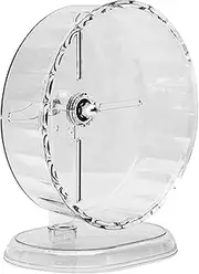 Gerbil Wheel,Chinchilla Wheel for Cage - Silent Big Exercise Spinner Enrichment for Pet Chinchilla Hermit Syrian Glider Sugar Ferret
