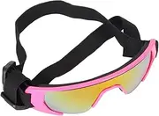 Dog Goggles,UV Protection Dog Sunglasses Dog Waterproof Sandproof Soft Frame Adjustable Breathable Eye Patch Pc Lenses,Dog Glasses for Eye Protection
