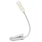 Mini Book Clip Lights 3 Lighting Modes Rechargeable Reading Lamps (White 7LED)