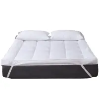 在飛比找樂天市場購物網優惠-紫羅蘭加厚保暖羽絲絨床墊1.8米舒適加厚床墊1.5m單雙人床